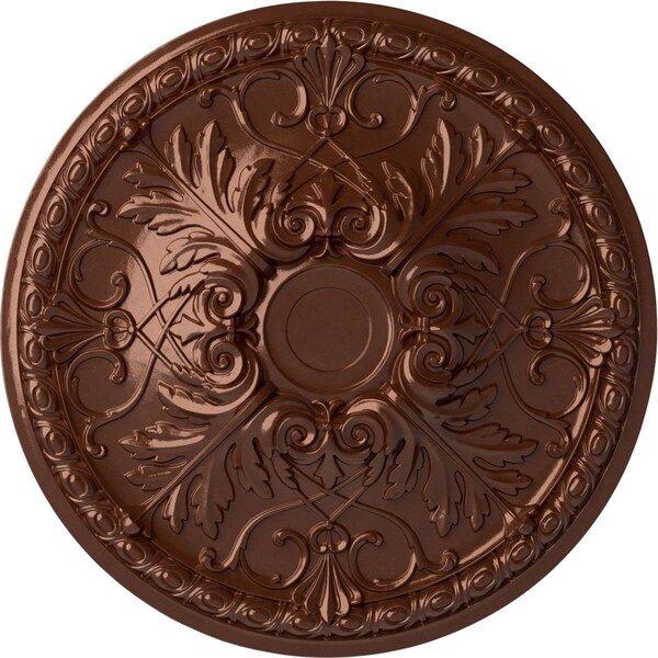 Ekena Millwork Tristan Ceiling Medallion (Fits Canopies up to 6 1/4"), 32 3/8"OD x 3 1/2"P, Copper Penny CM32TNCPS - main